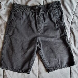 Levi's Boys Black Flat Front Elastic-Waist Shorts Great For Summer